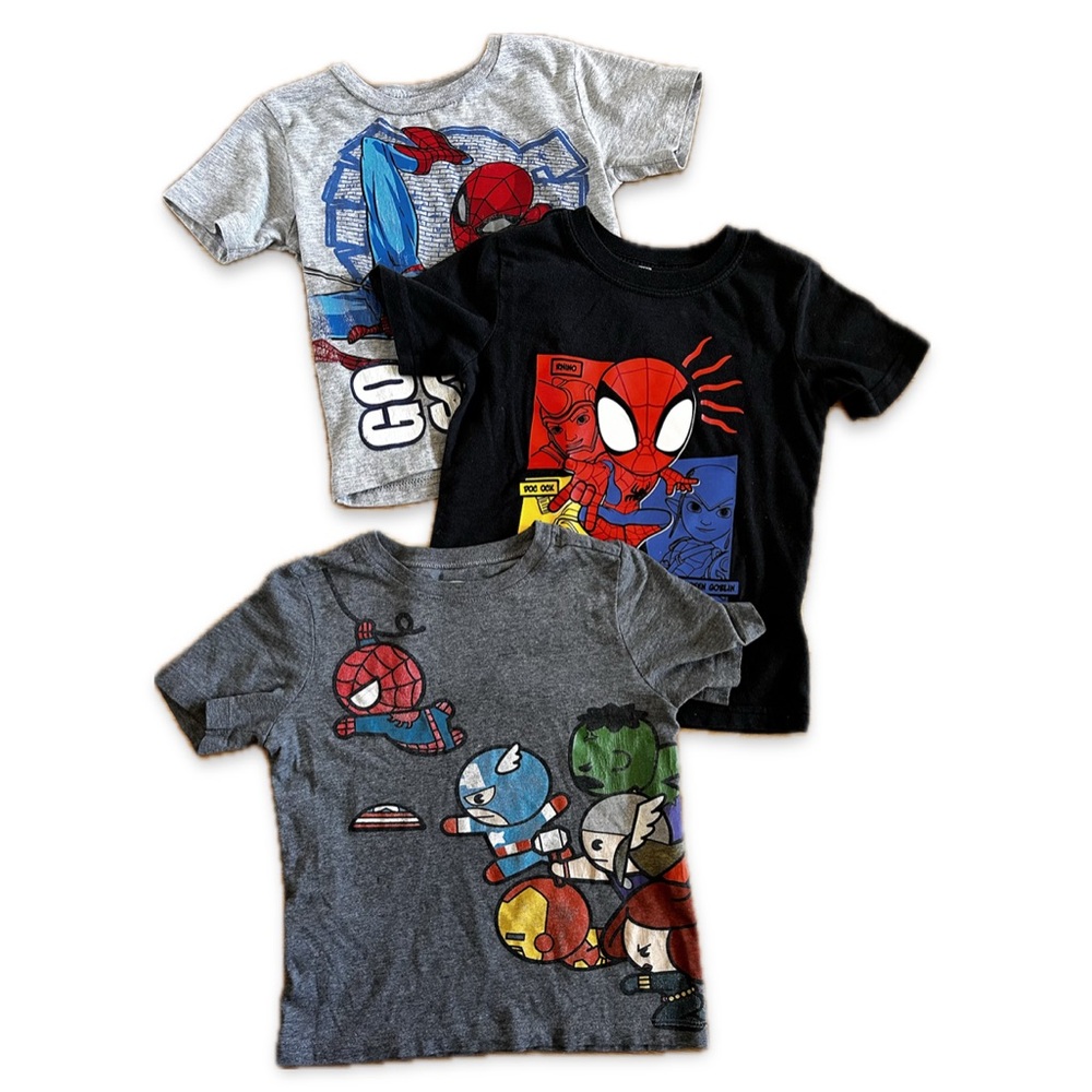 Spider-Man T-shirts (three)